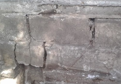 How big is the crack in the foundation bad?